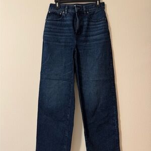 Madewell Women's Dark Blue Flare Jeans